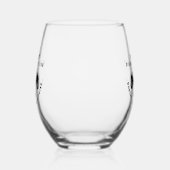 Verre À Vin Sans Pied Groomsman Elegant Tuxedo Mariage (Gauche)