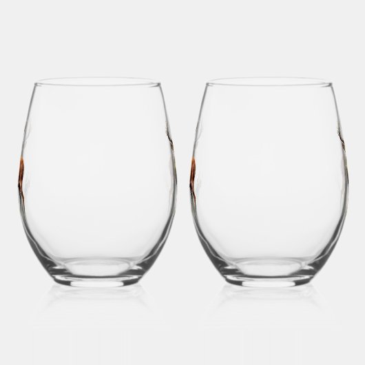 Verre À Vin Sans Pied Gros Cerf Raté (Gauche)