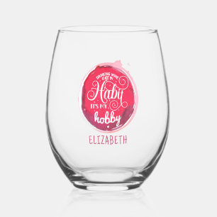 Verre À Vin Sans Pied Habitude