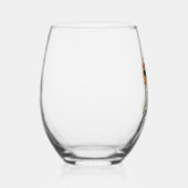 Verre À Vin Sans Pied Halloween de chat noir (Droite)