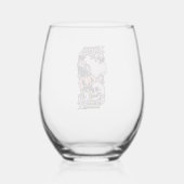 Verre À Vin Sans Pied Halloween Everyday (Verso)