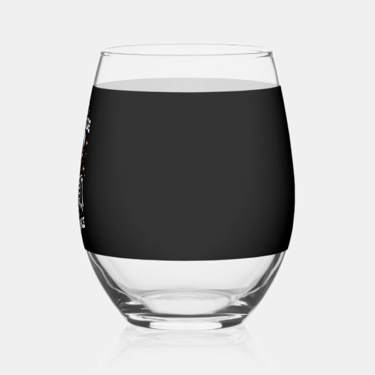 Verre À Vin Sans Pied Halloween Funny Sarcastic Dead Inside (Gauche)