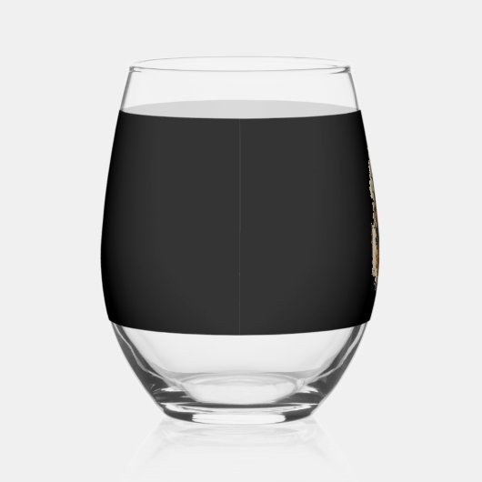 Verre À Vin Sans Pied Halloween Skull (Droite)