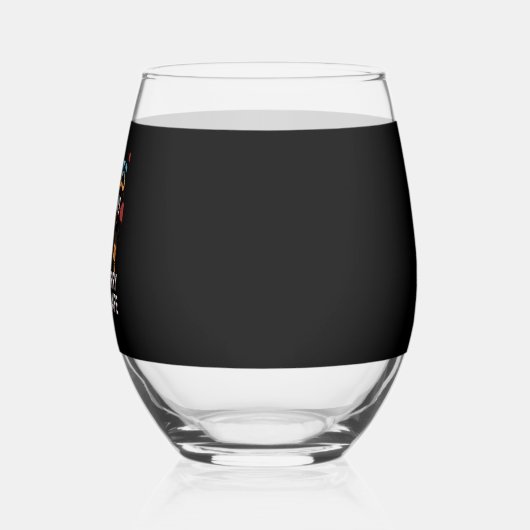Verre À Vin Sans Pied Halloween Zombie (Gauche)