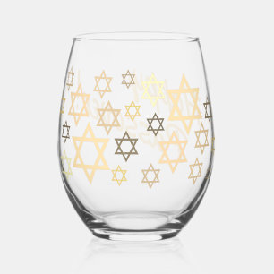 Verre À Vin Sans Pied Happy Passover moderne élégant