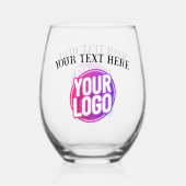 Verre À Vin Sans Pied Harmonie de bouteille Vin Stemless (Recto)