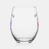 Verre À Vin Sans Pied Harmonie de bouteille Vin Stemless (Gauche)