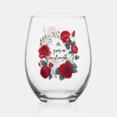 Verre À Vin Sans Pied Il Me Donne Une Nouvelle Force (Recto)