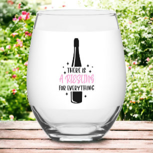 Verre À Vin Sans Pied Il y a un Riesling pour tout / Drôle