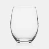 Verre À Vin Sans Pied Illustration des jeunes mariés (Droite)