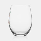 Verre À Vin Sans Pied Immobilier Affaires Noël Personnalisé (Gauche)