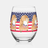 Verre À Vin Sans Pied INDÉPENDANT - Chow rouge (Gauche)