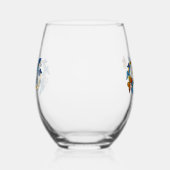 Verre À Vin Sans Pied Infinité de papillons monarques (Droite)