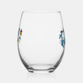 Verre À Vin Sans Pied Infinité de papillons monarques (Gauche)