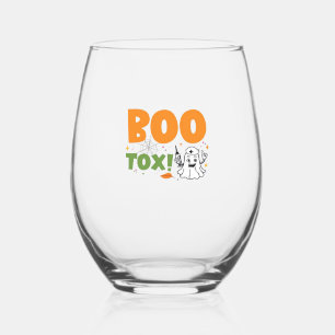 Verre À Vin Sans Pied Infirmière BOO Tox Injectrice de produits de combl