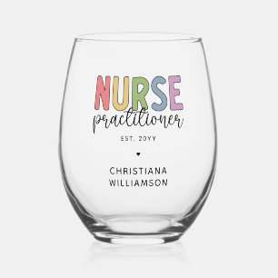 Verre À Vin Sans Pied Infirmière sur mesure Praticien NP Infirmière dipl