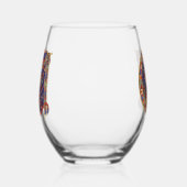 Verre À Vin Sans Pied Initiale A (Droite)