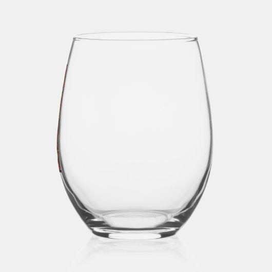 Verre À Vin Sans Pied Initiale I éclairée (Gauche)