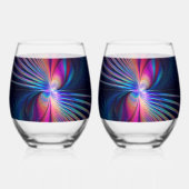 Verre À Vin Sans Pied Iridescence structurelle (Verso)