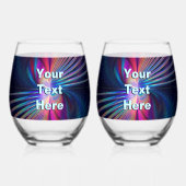 Verre À Vin Sans Pied Iridescence structurelle (Recto)