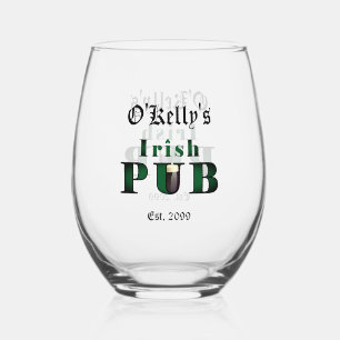 Verre À Vin Sans Pied Irish Pub Vin Stemless Cocktail Verre Verre Vaisse