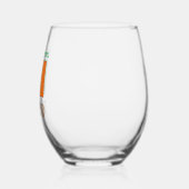 Verre À Vin Sans Pied Irlande Drapeau vert Personnalisation (Gauche)