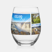 Verre À Vin Sans Pied Islande (Recto)