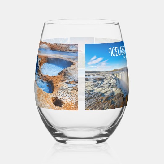 Verre À Vin Sans Pied Islande (Droite)