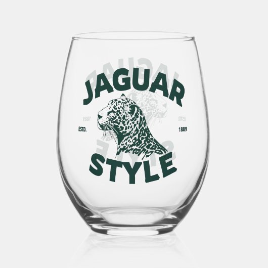 Verre à vin sans pied Jaguar (Recto)
