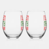 Verre À Vin Sans Pied J'Ai Été Un Noir Coquin, Mais Je Peux Expliquer (Droite)