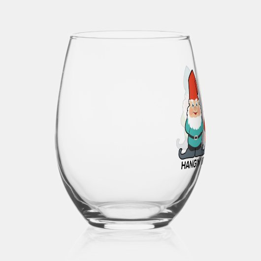 Verre À Vin Sans Pied Je Pense À Mes Gnomes (Droite)