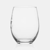 Verre À Vin Sans Pied J'enseigne donc je bois professeur appréciation (Gauche)