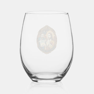Verre À Vin Sans Pied Jésus Voisin En colère Plainte pour bruit Fête bru