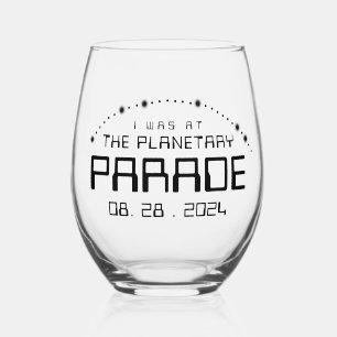 Verre À Vin Sans Pied J'étais au défilé planétaire du 28 août 2024