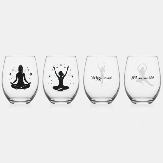 Verre À Vin Sans Pied Jeu de devis YOGA 4 (Recto)