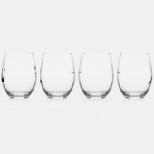 Verre À Vin Sans Pied Jeu de devis YOGA 4 (Gauche)