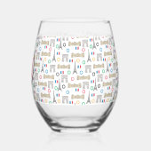 Verre À Vin Sans Pied Jeux d'été 2024 à Paris (Verso)