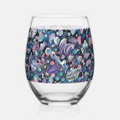 Verre À Vin Sans Pied Joyau De La Mer (Verso)