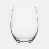 Verre À Vin Sans Pied Joyeux automne Y'all (Gauche)