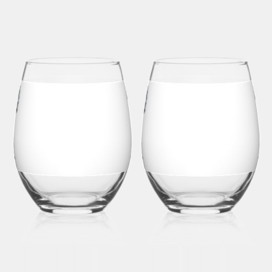 Verre À Vin Sans Pied Joyeux Ensemble de Vins Anniversaire (Gauche)