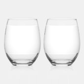 Verre À Vin Sans Pied Joyeux Ensemble de Vins Anniversaire (Droite)