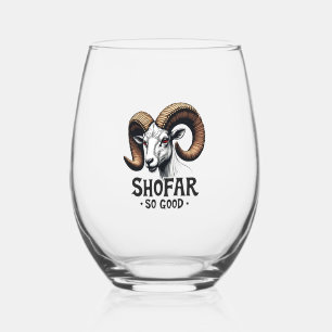 Verre À Vin Sans Pied Jusqu'à si bonne chèvre juive Hanoukka Lovers