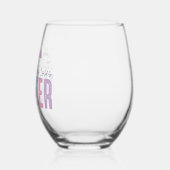 Verre À Vin Sans Pied Juste une fille qui aime l'hiver mignonne design s (Gauche)