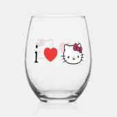 Verre à vin sans pied Kitty (Recto)