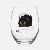 Verre À Vin Sans Pied Kitty Butt Wiggle (Recto)