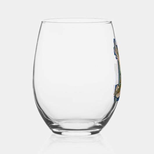 Verre À Vin Sans Pied L initial éclairé (Droite)
