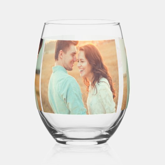 Verre À Vin Sans Pied La mère de la chambre Collage photo (Gauche)