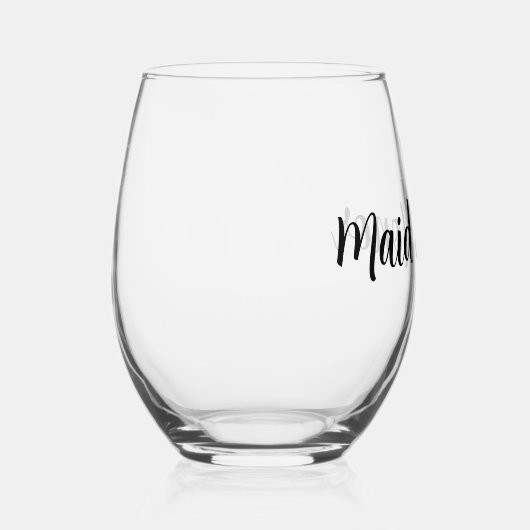 Verre À Vin Sans Pied La servante du Mariage d'honneur (Droite)