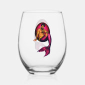 Verre À Vin Sans Pied Lagune de Merbear - Arjun Samudra (Recto)