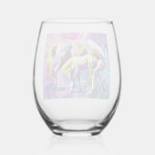Verre À Vin Sans Pied L'amour de la mère (Verso)